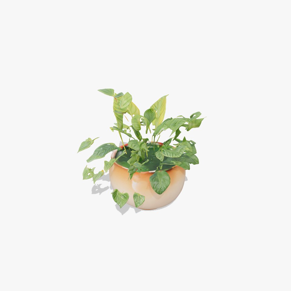 Verdant Foliage Planter model pack