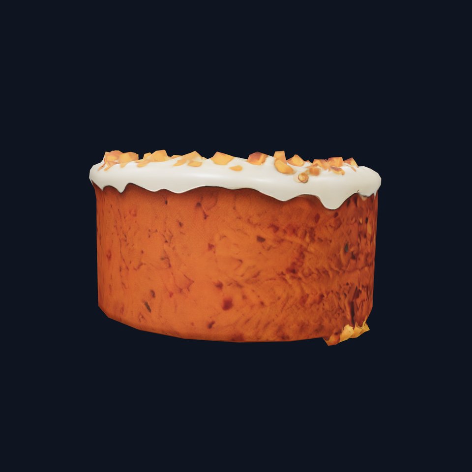 Vanilla Almond Cake model pack