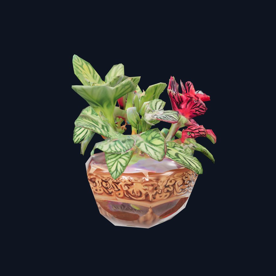 Decorative Potted Plant model pack