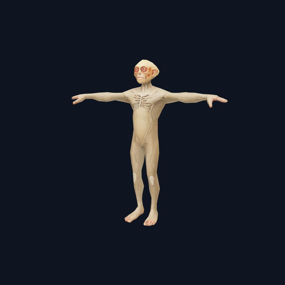 Alien Creature Anatomy model pack