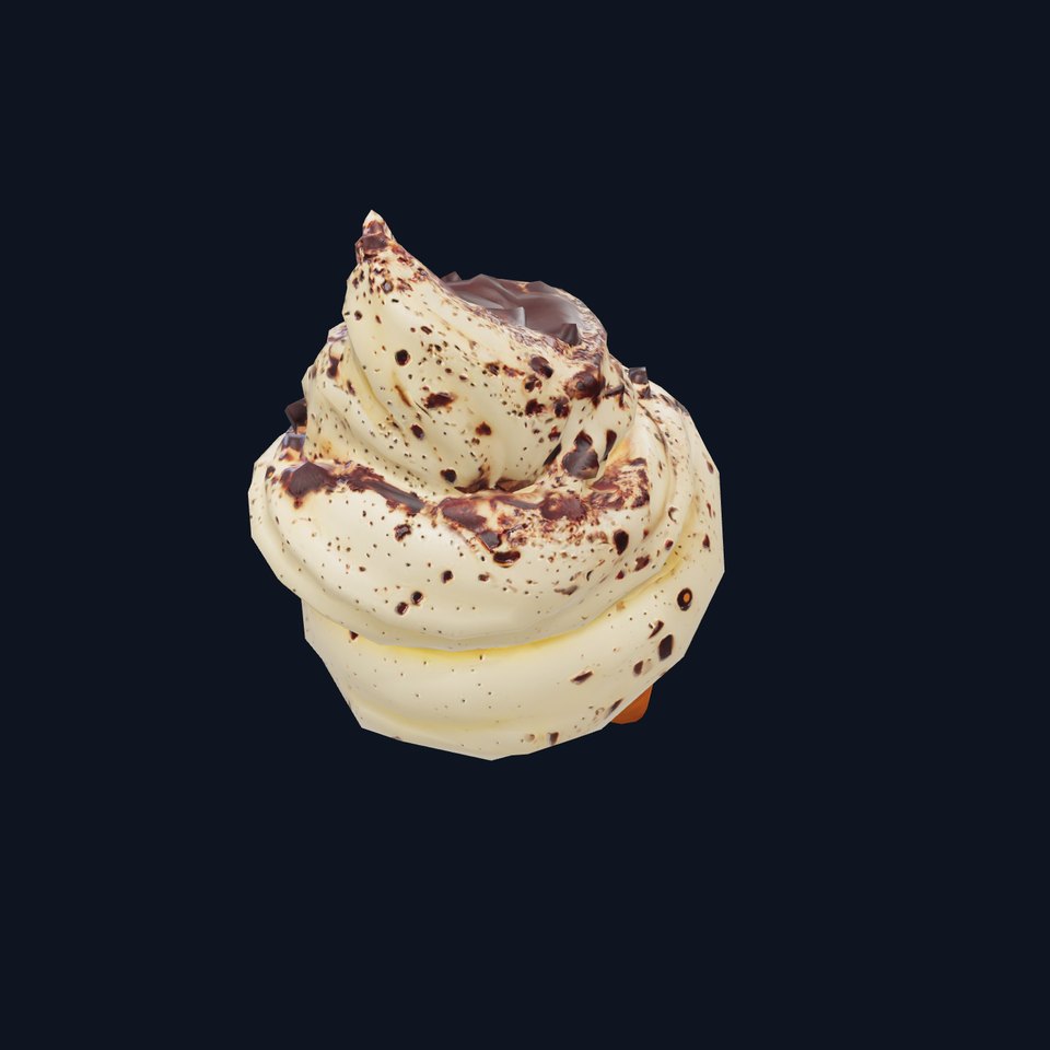 Vanilla Cone Delight model pack