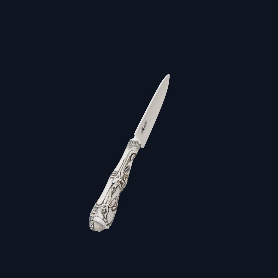 Ornate Silver Knife model pack