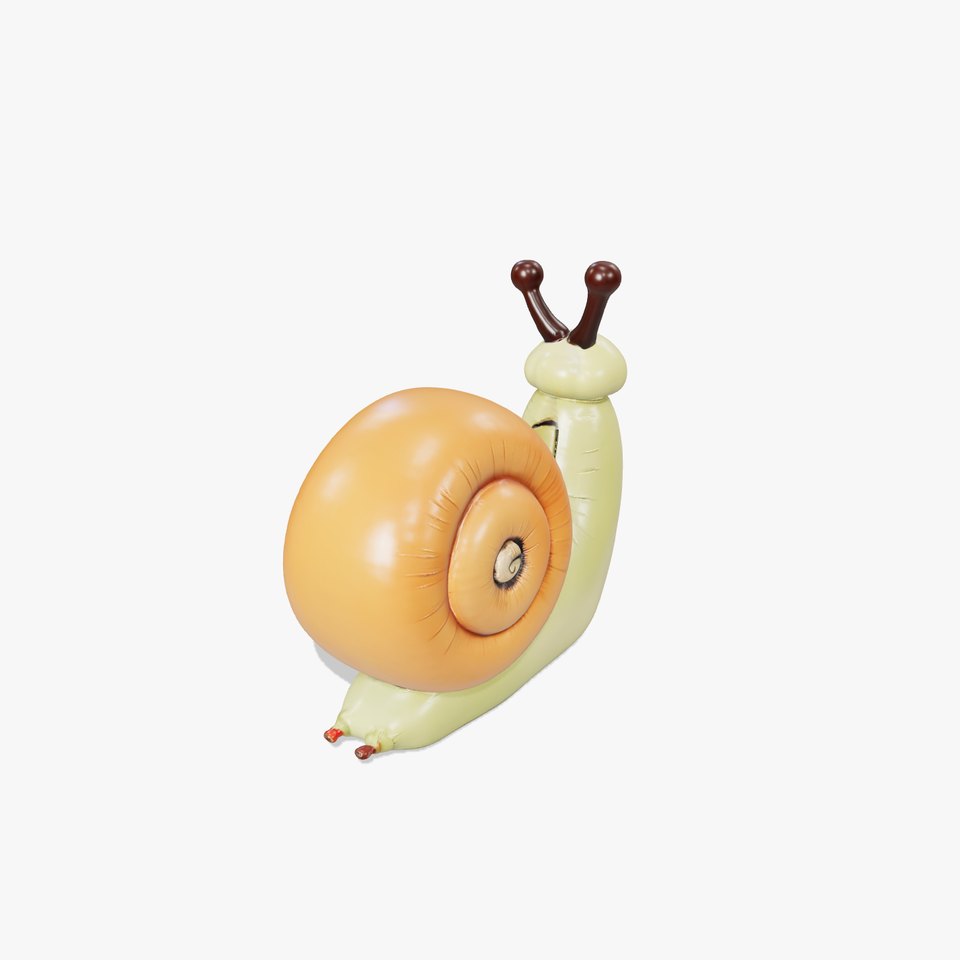 Playful Balloon Snail model pack