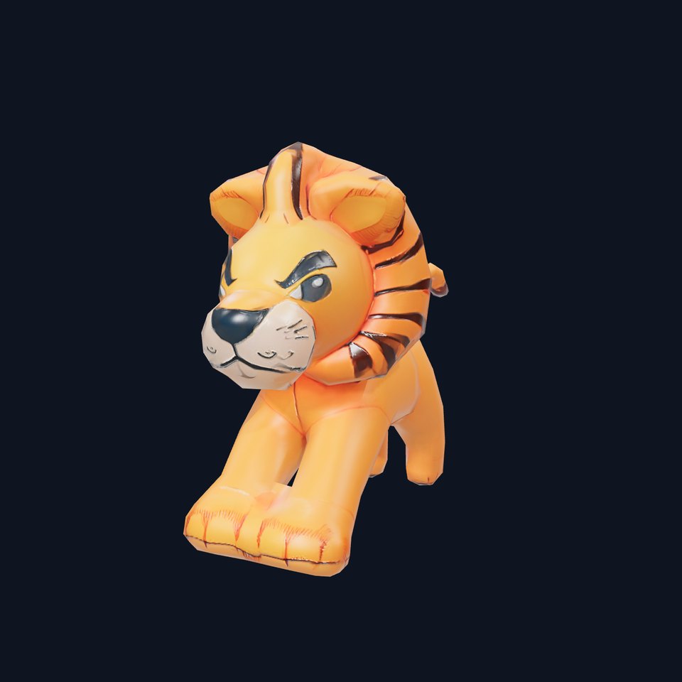Playful Balloon Lion model pack