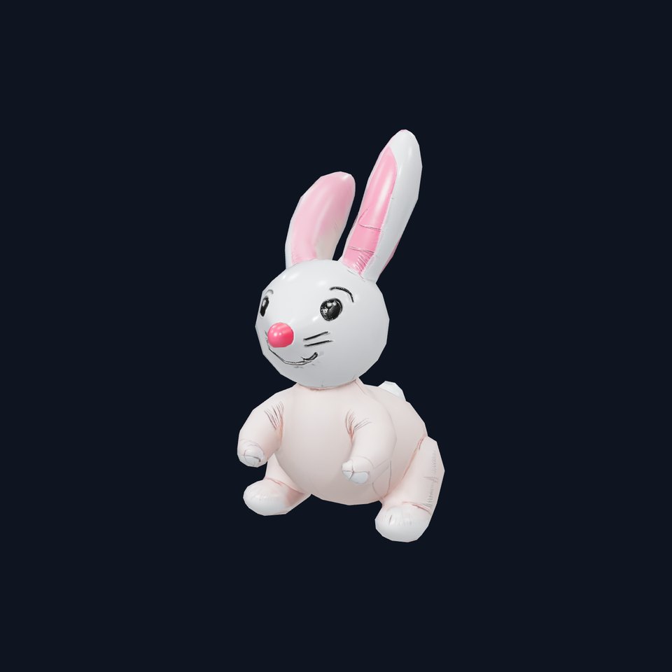 Cute Inflatable Bunny model pack
