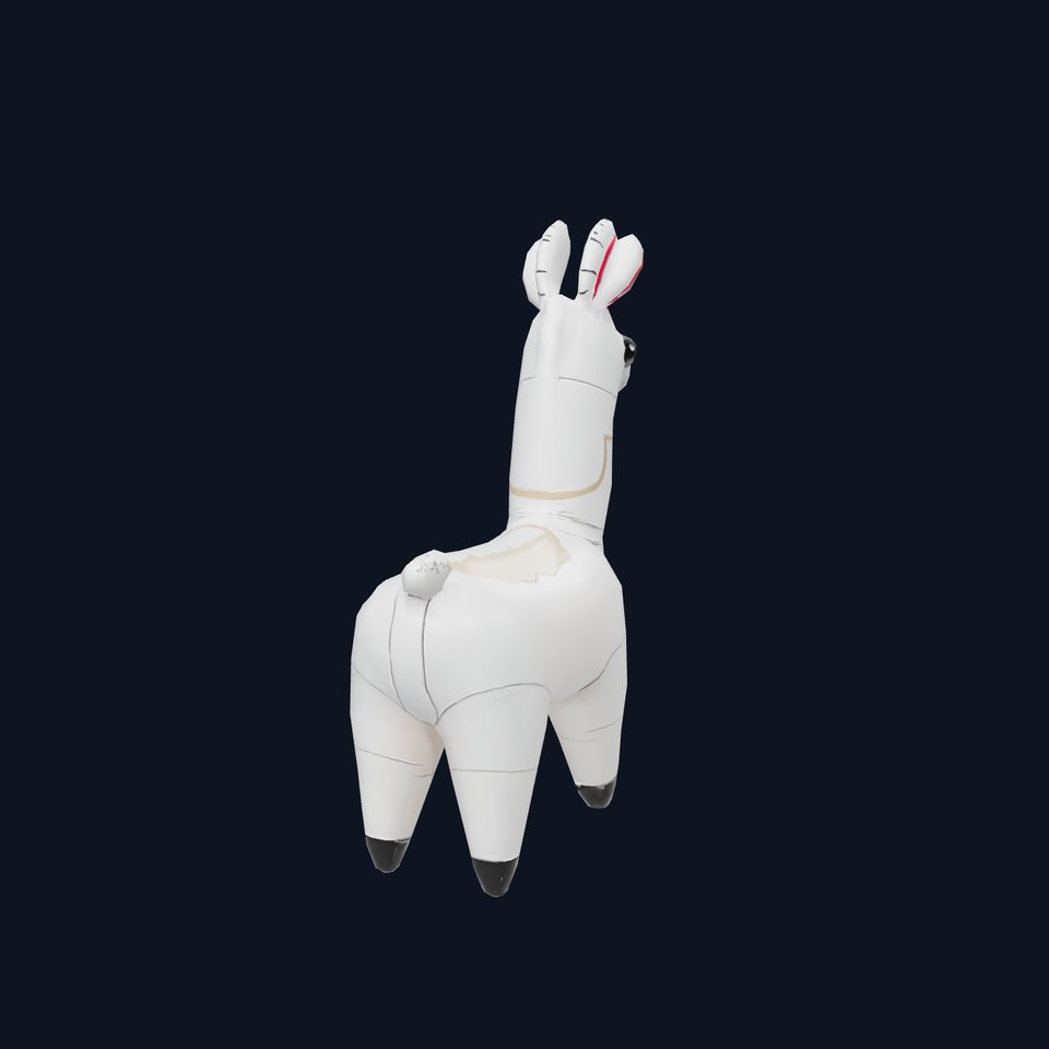 Inflatable Llama model pack