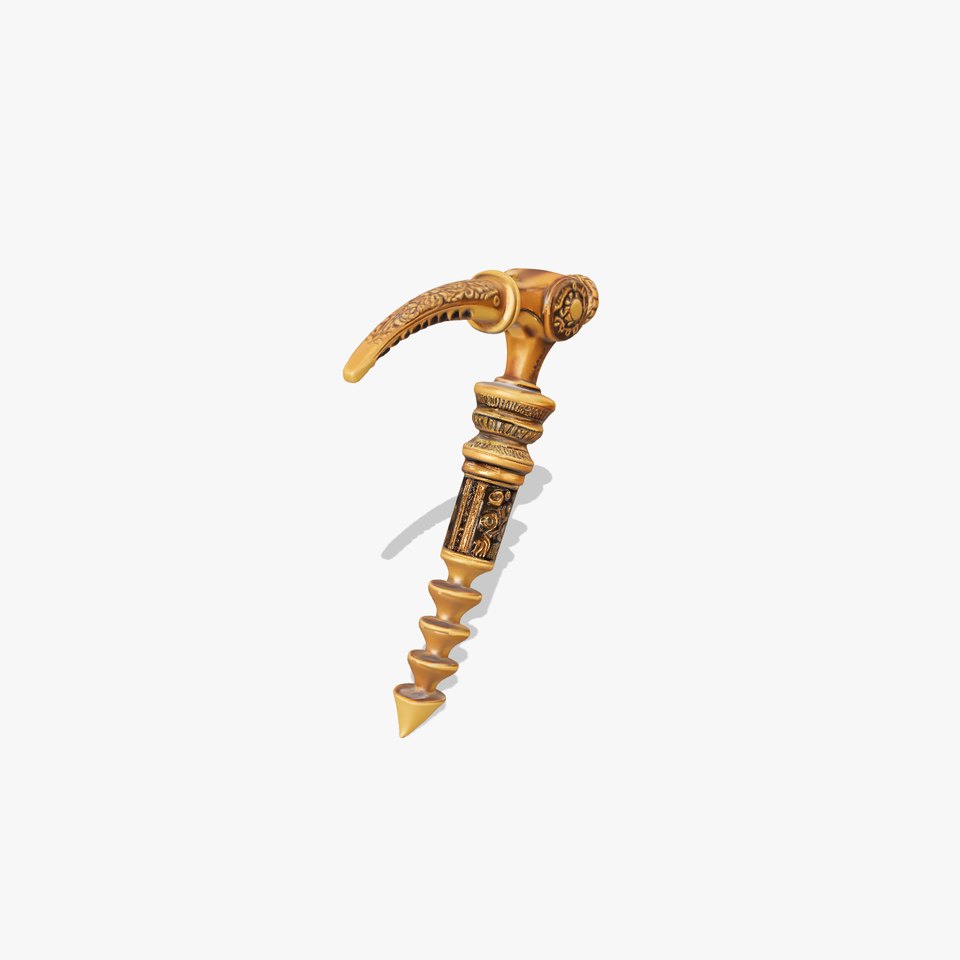 Antique Brass Screwdriver model pack