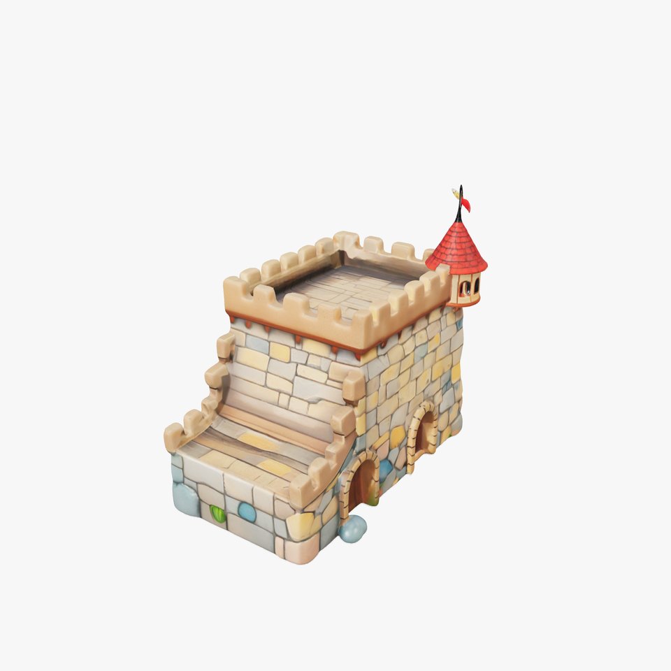 Classic Stone Fortress model pack