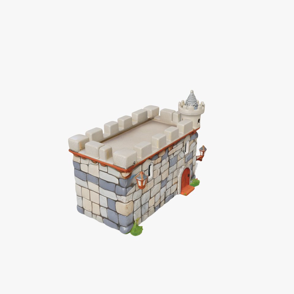 Medieval Stone Fortress model pack