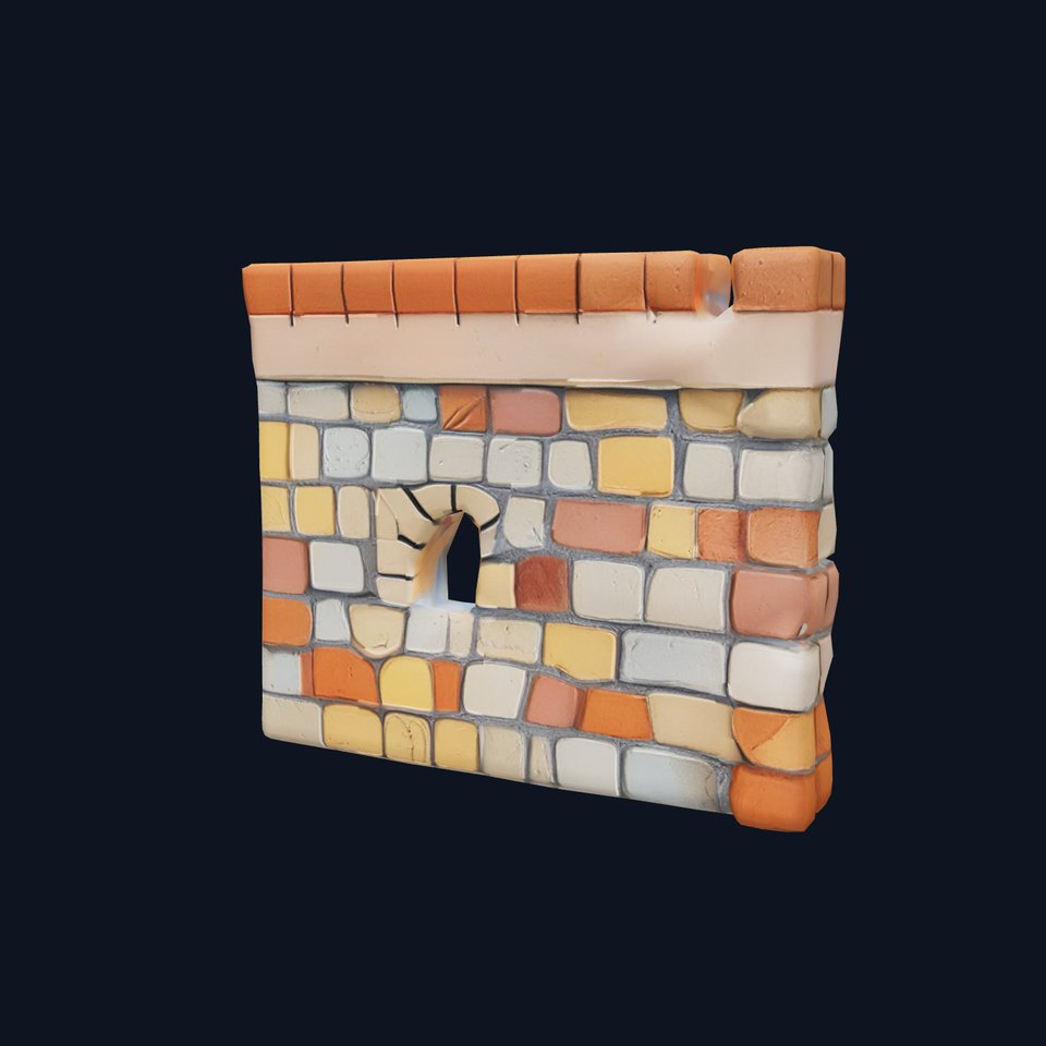 Medieval Stone Wall model pack