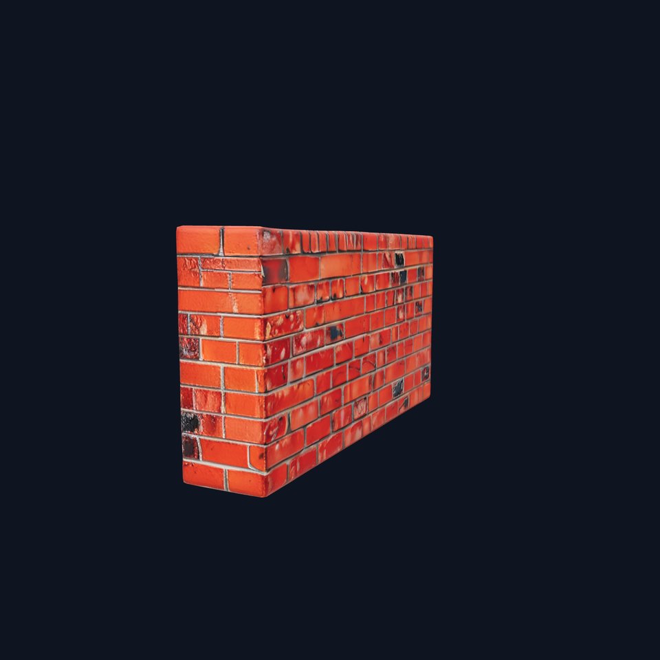 Red Brick Wall model pack