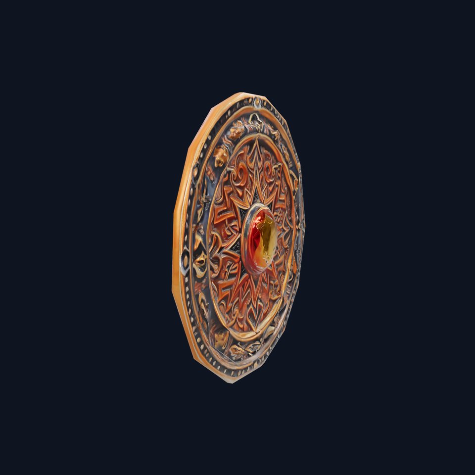 Ornate Sun Shield model pack