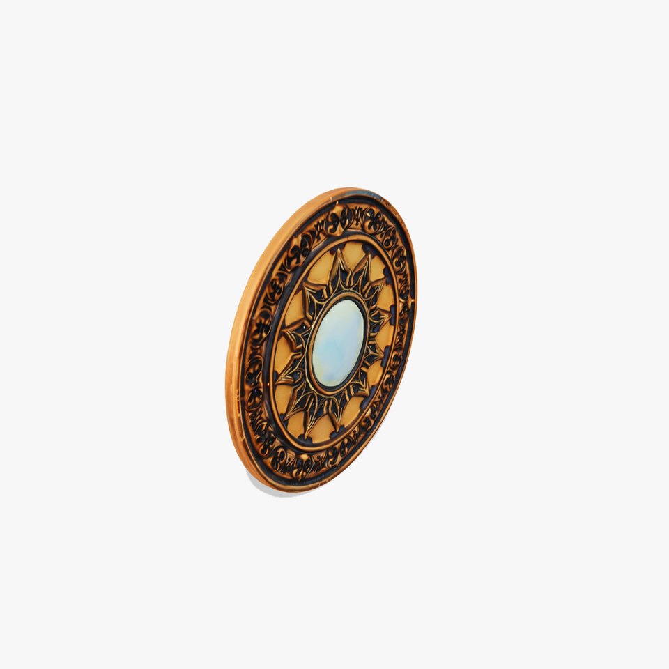 Ornate Gold Medallion model pack