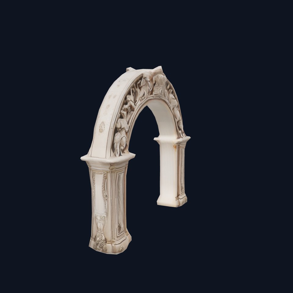 Ornate Classical Arch model pack