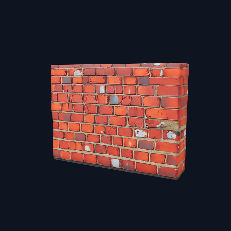 Red Brick Wall model pack