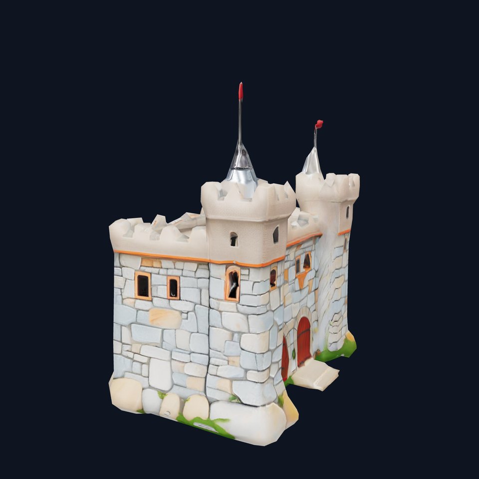 Medieval Stone Castle model pack