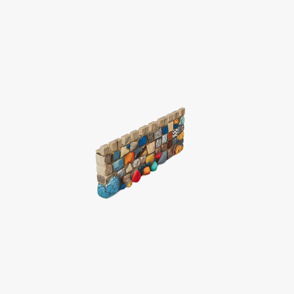 Colorful Castle Wall model pack