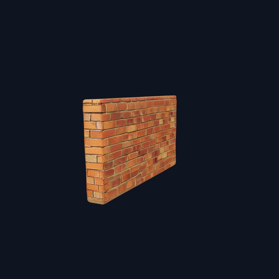 Textured Brick Wall model pack