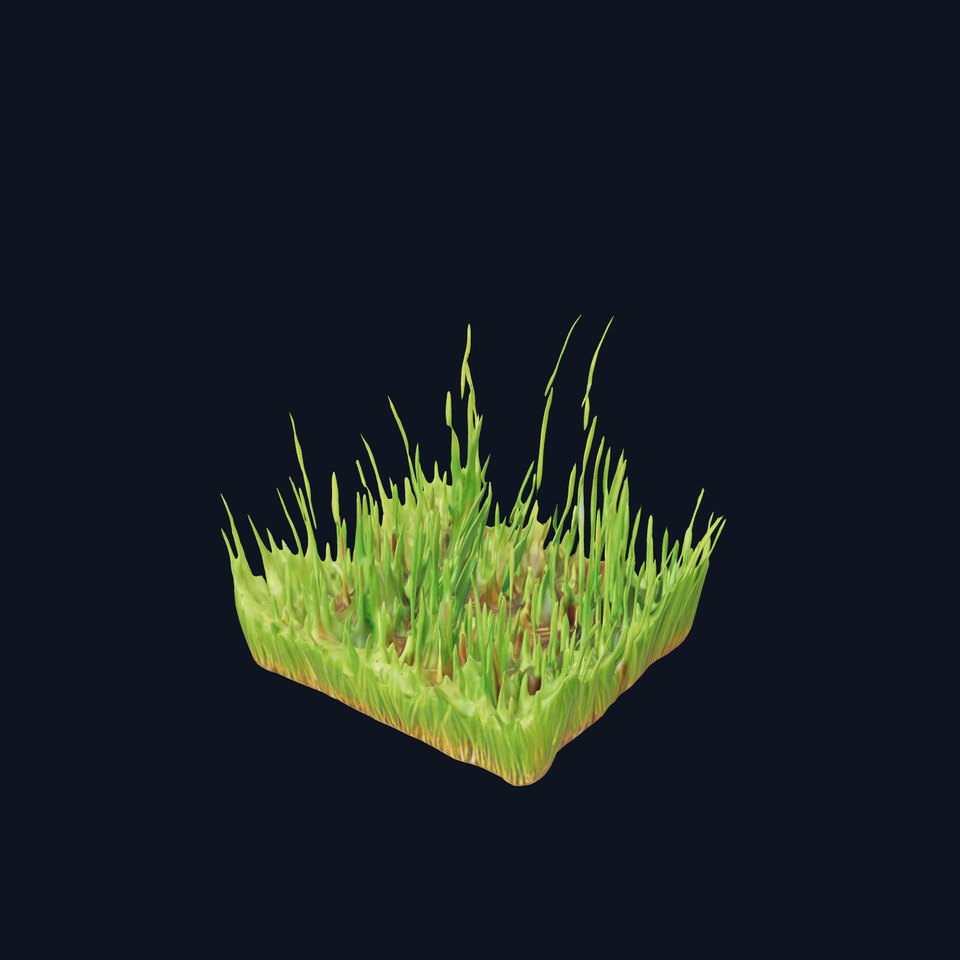 Lush Green Grass model pack