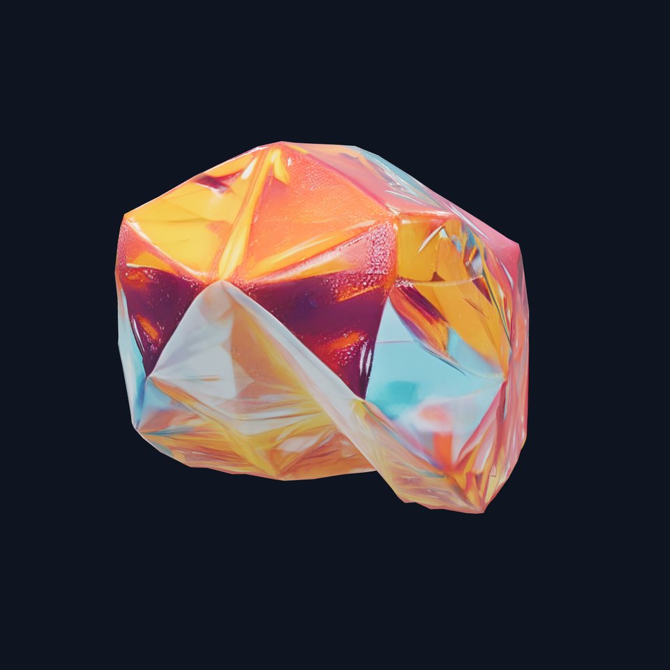 Rainbow Crystal Gem model pack