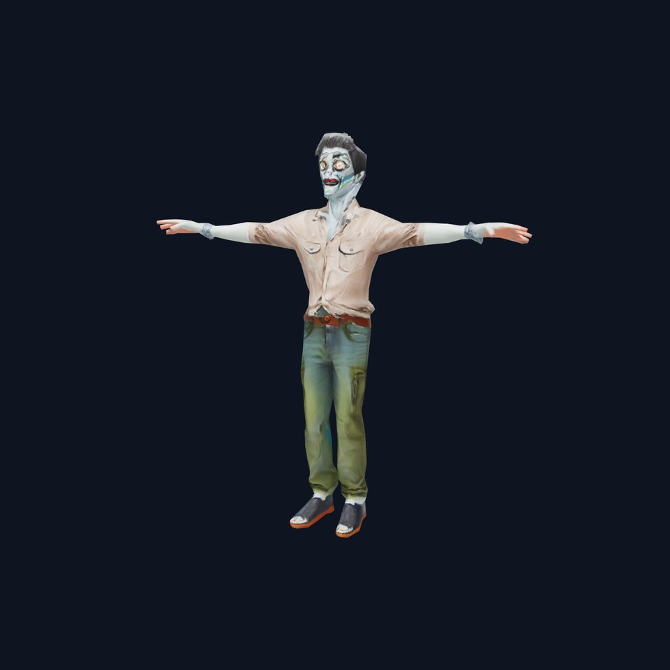 Quirky Zombie Character model pack