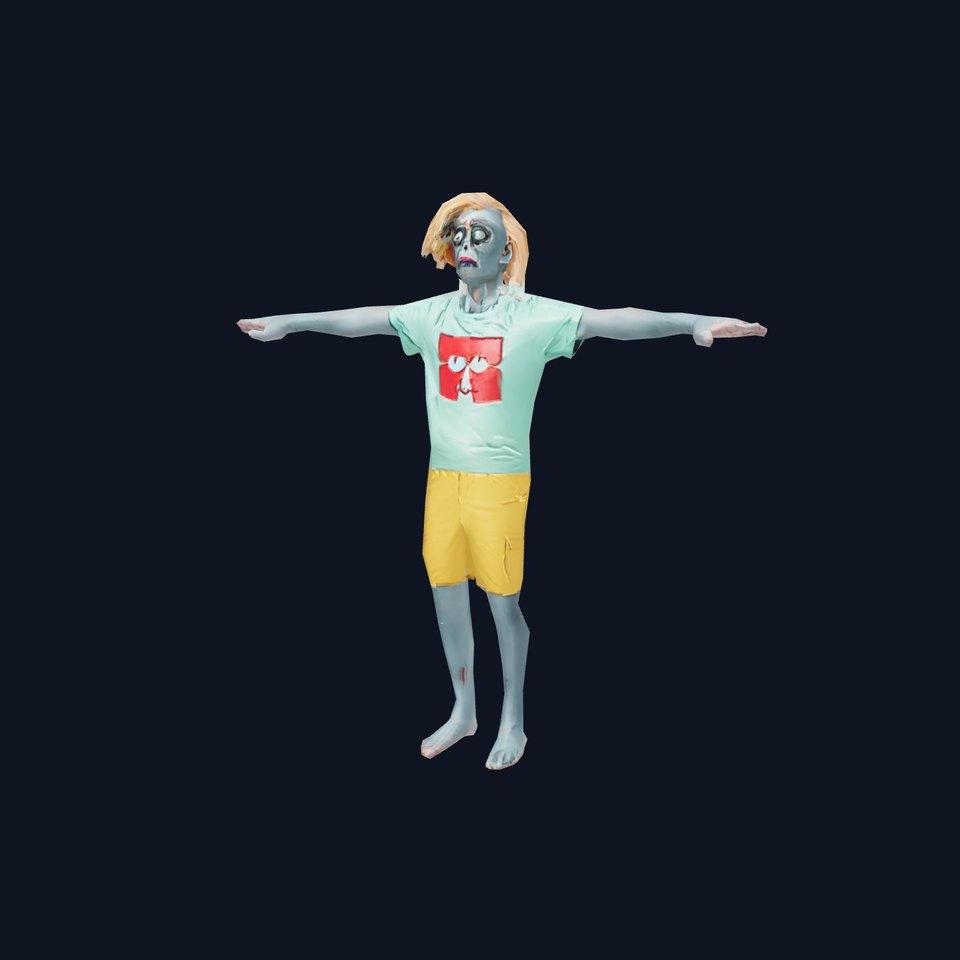 Stylish Zombie Character model pack