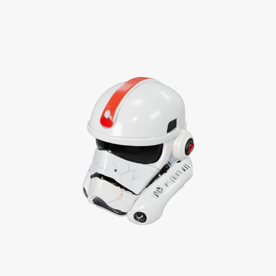 Futuristic White Helmet model pack