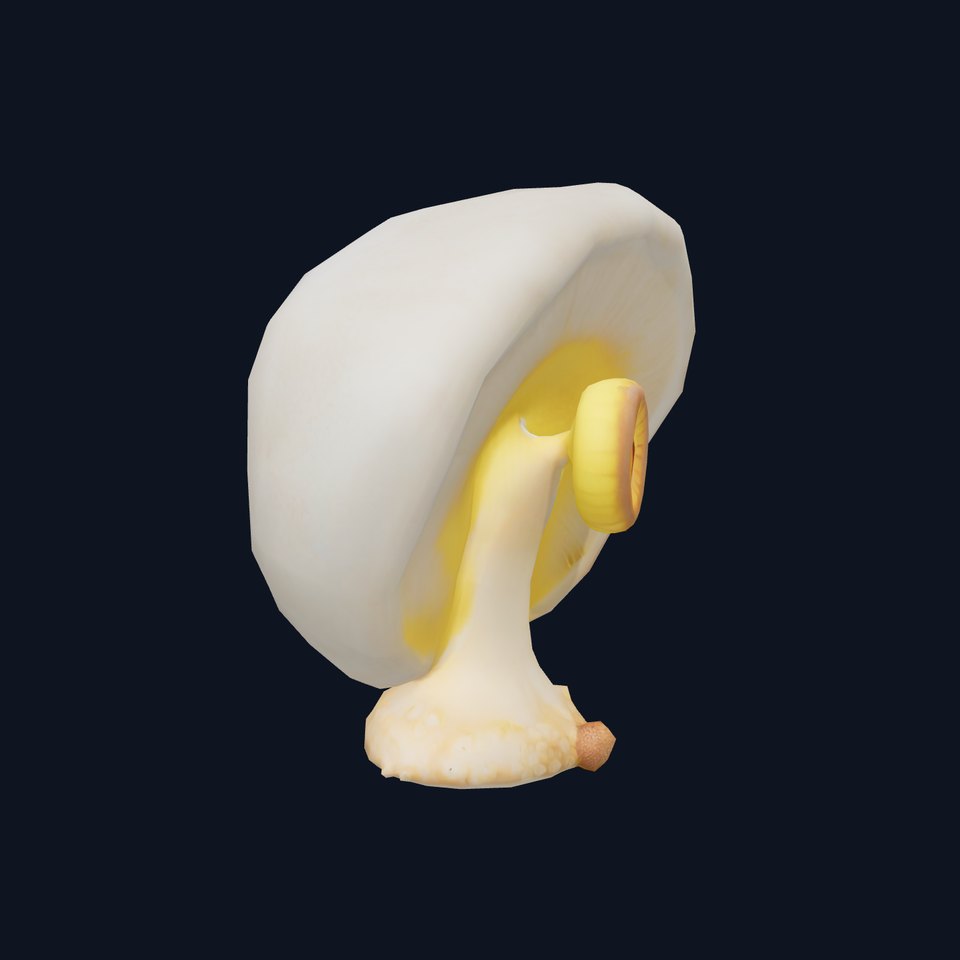 Glowing Spiral Mushroom model pack