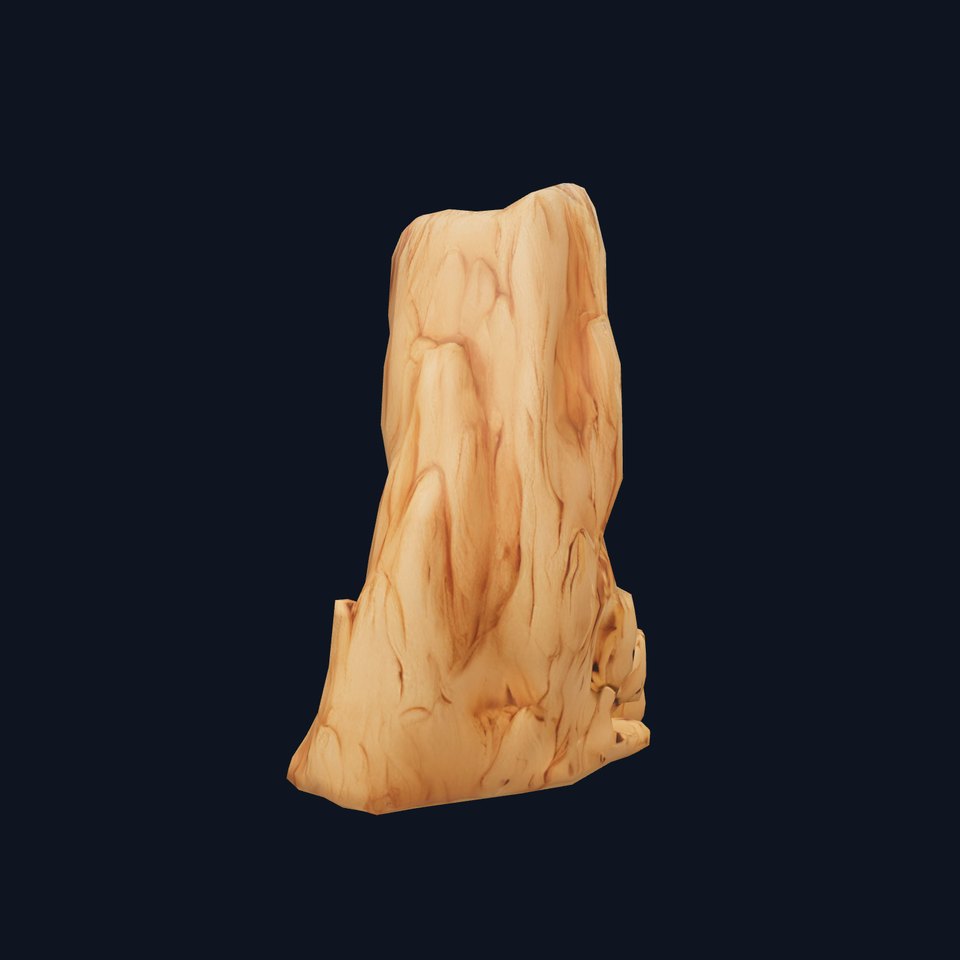 Rugged Sandstone Cliff model pack