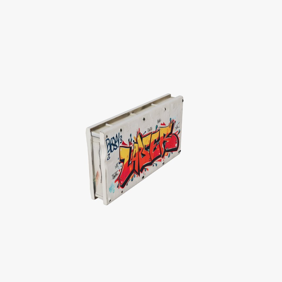 Urban Graffiti Wall model pack