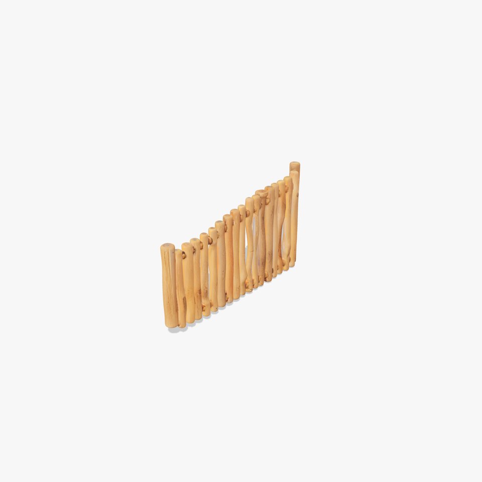 Rustic Wooden Fence model pack