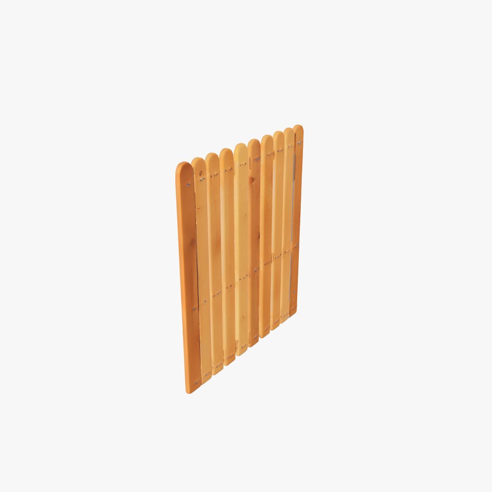 Classic Wooden Fence model pack
