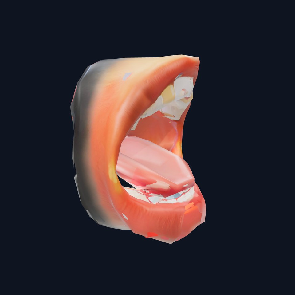 Realistic Human Mouth model pack