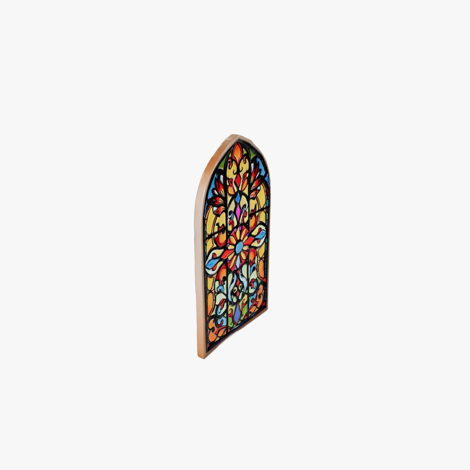 Colorful Gothic Window model pack