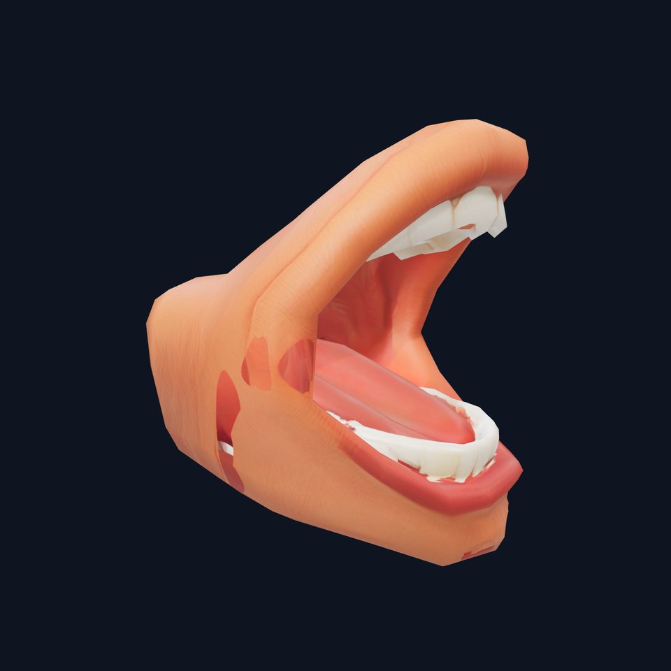 Realistic Human Mouth model pack