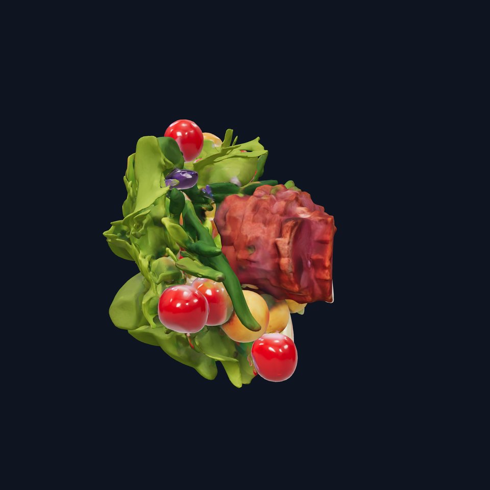 Colorful Salad Dish model pack