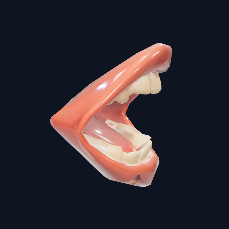 Detailed Human Mouth model pack