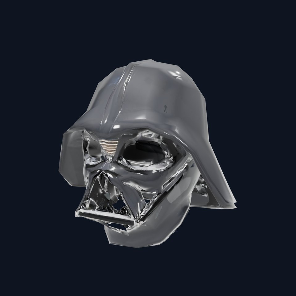 Black Galactic Helmet model pack