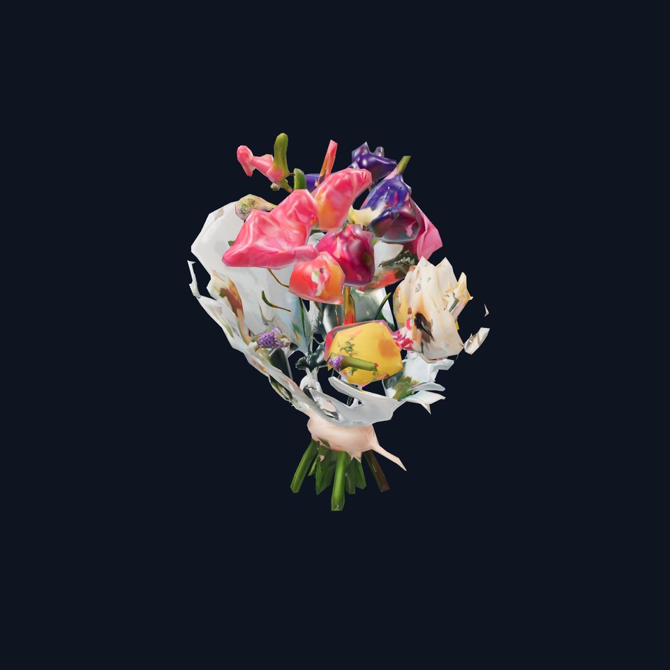 Vibrant Floral Bouquet model pack