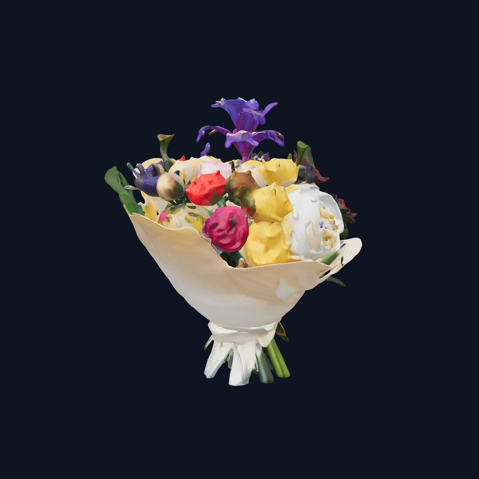 Vibrant Floral Bouquet model pack