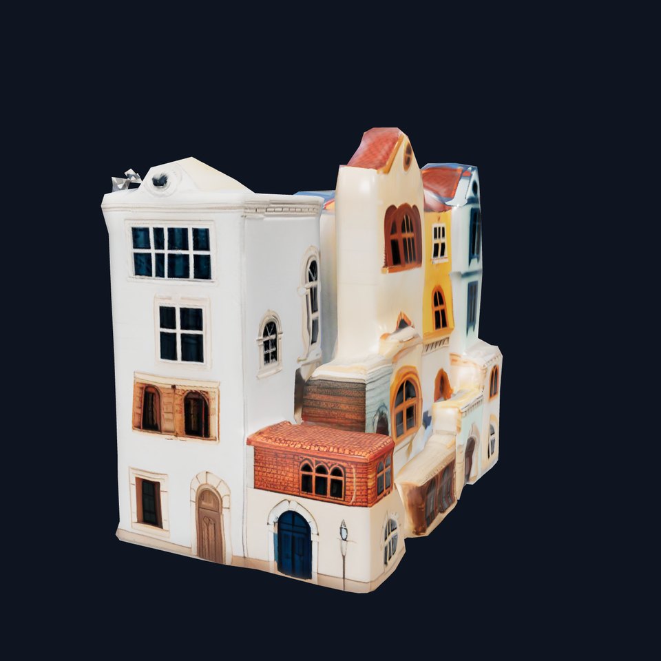 Charming Townhouse Faade model pack