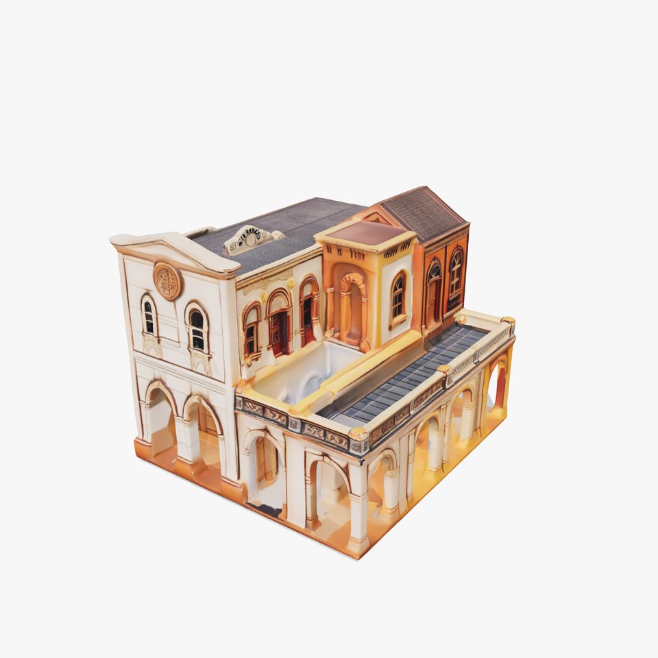 Mediterranean Villa model pack