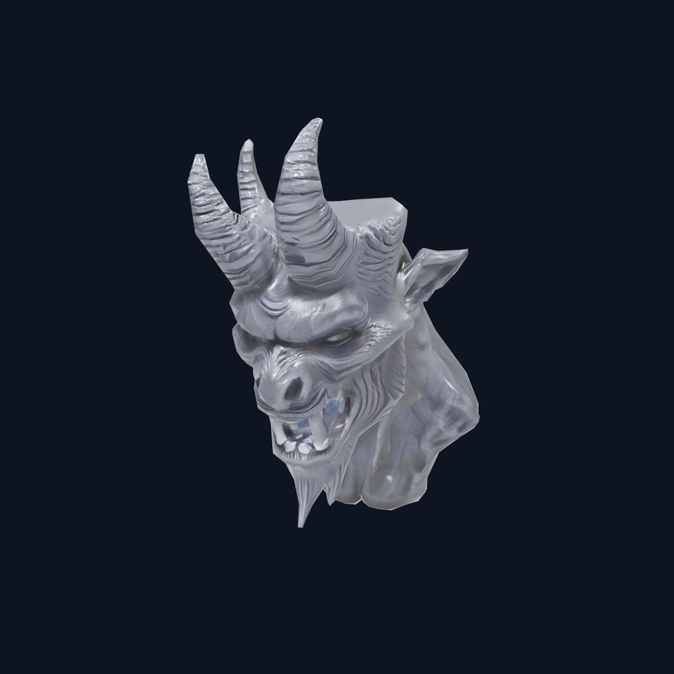 Dark Demon Head model pack