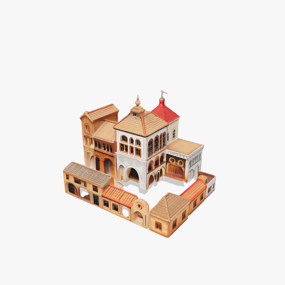Historical City Buildings model pack