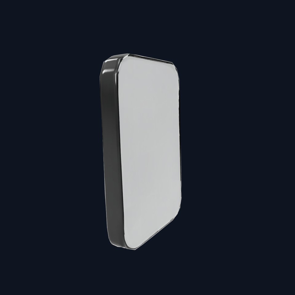 Sleek Wall Mirror model pack