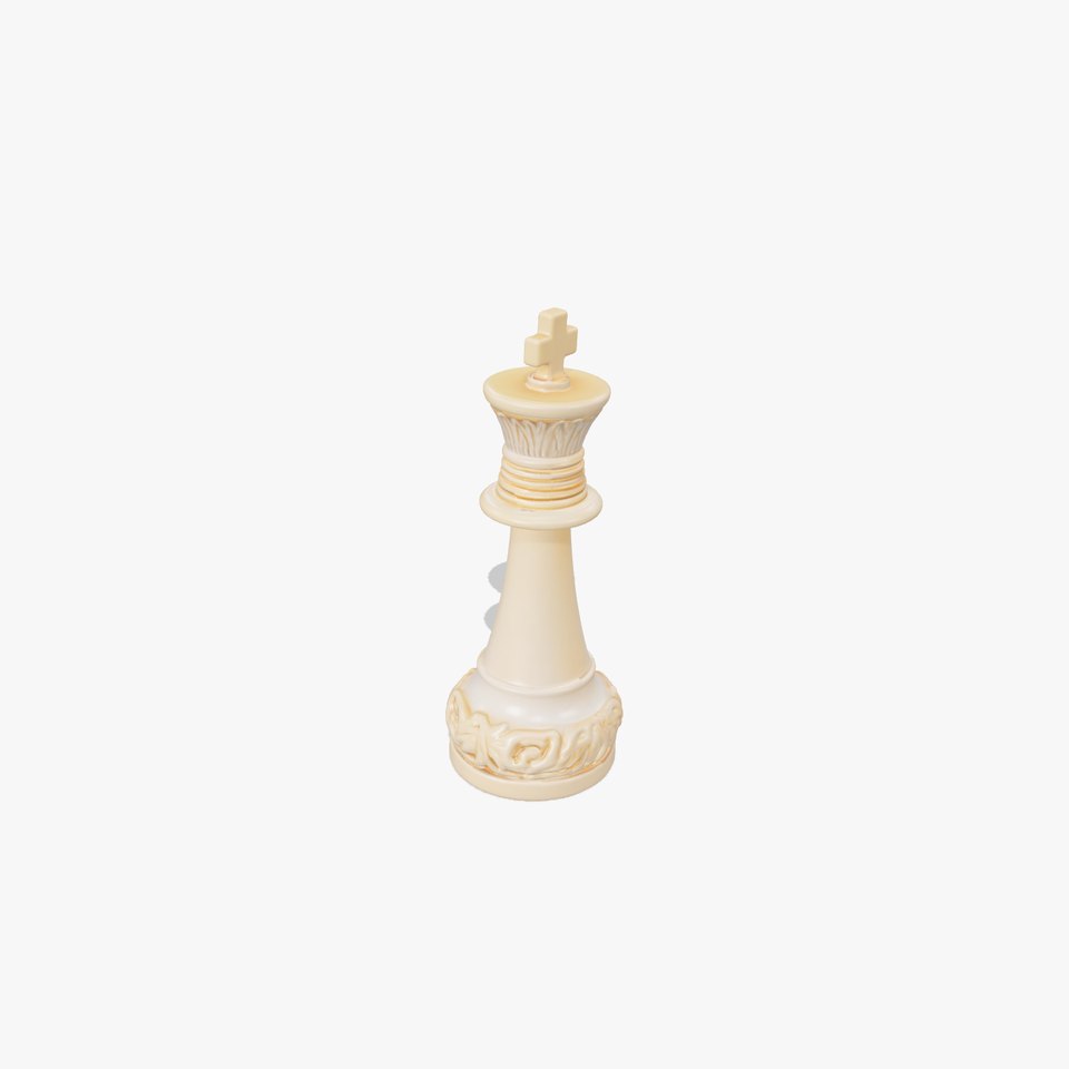 Ivory Chess King model pack