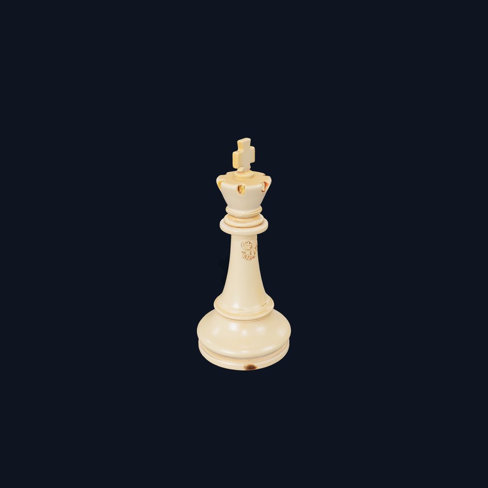 Ivory Chess King model pack