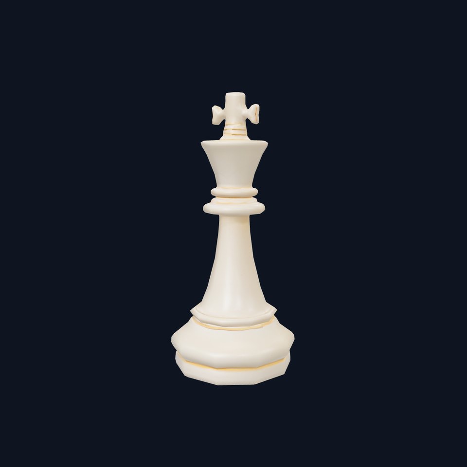 Ivory Chess King model pack