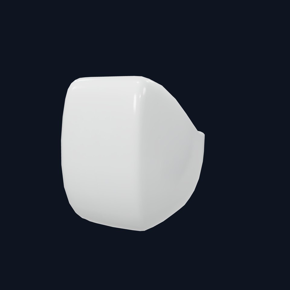 Elegant White Bidet model pack