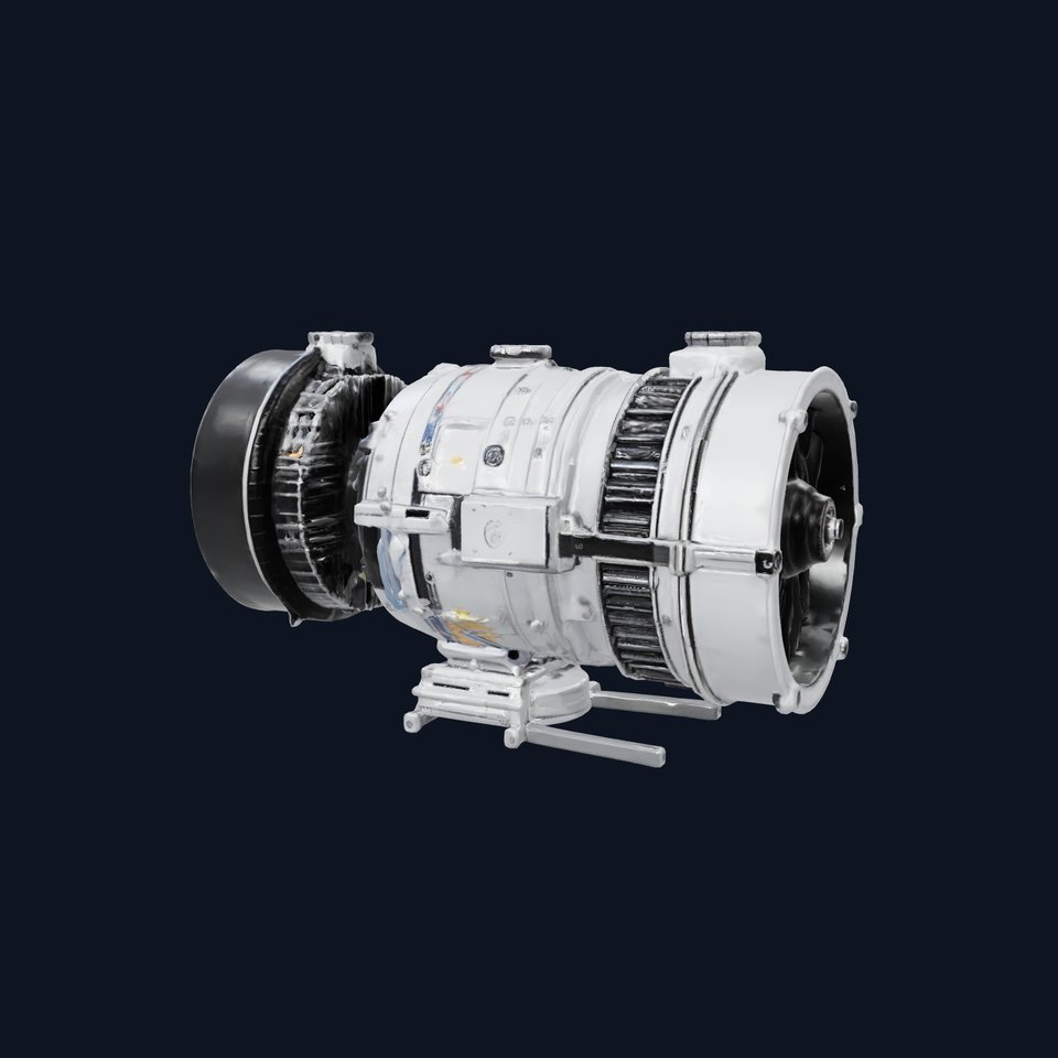 Silver Jet Engine model pack